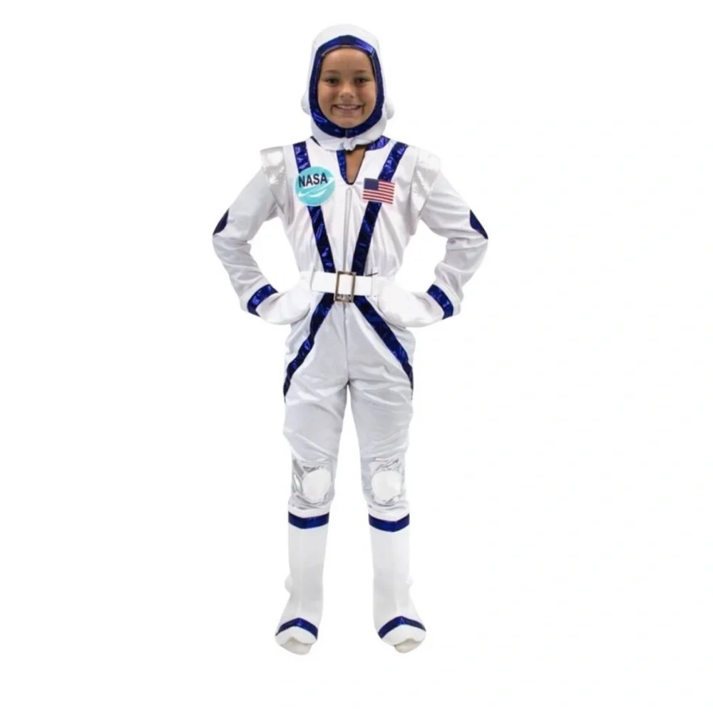 Spunky Astronaut Kids‎ NWT Costume Size 3-4 Space Cadet Halloween Outfit